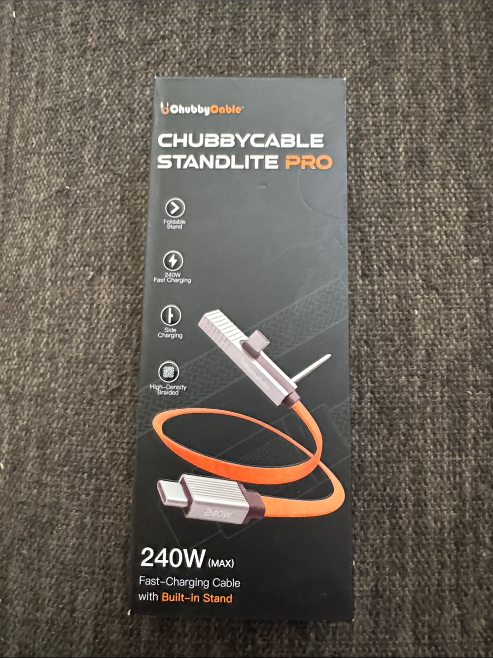 Standlite Pro 240W Fast-Charging Cable - Orange